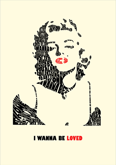 Marilyn Monroe adobe design graphic design illustration illustrator typography vector