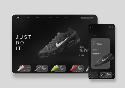 Nike - Product Advertising 3d animation branding graphic design logo motion graphics ui