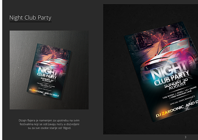 Night club party poster design flayer design graphic design poster design print design