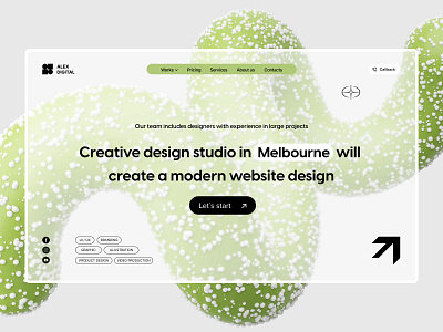 Design concept design graphic graphic design landig page landing marketing minimalism studio ui лендинг маркетинг