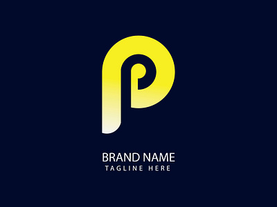 P letter logo 3d animation brand logo branding brnad identity colorful creative graphic design identity letter logo modern motion graphics p ui