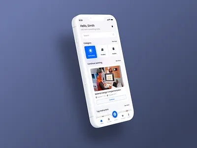 SkillCraft - Home Screen UX/UI teaching