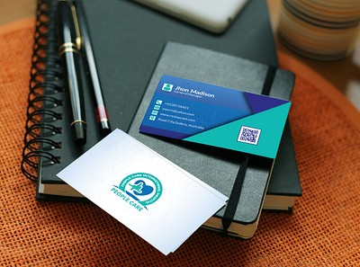 Business Card Design branding color corporate design design front illustration logo text ui vector