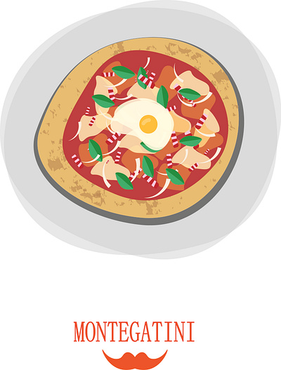 Buena pizza adobe design graphic design illustration illustrator italien pizza