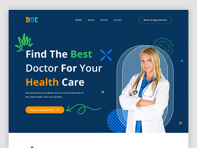 Health Care / Medical Landing page dailyui design trends designinspiration dribbble health care health care landing page hospital hospital landing page hospital website landing page landing page design mealth care website medical medical landing page medical website ui uidesign uiux ux website design