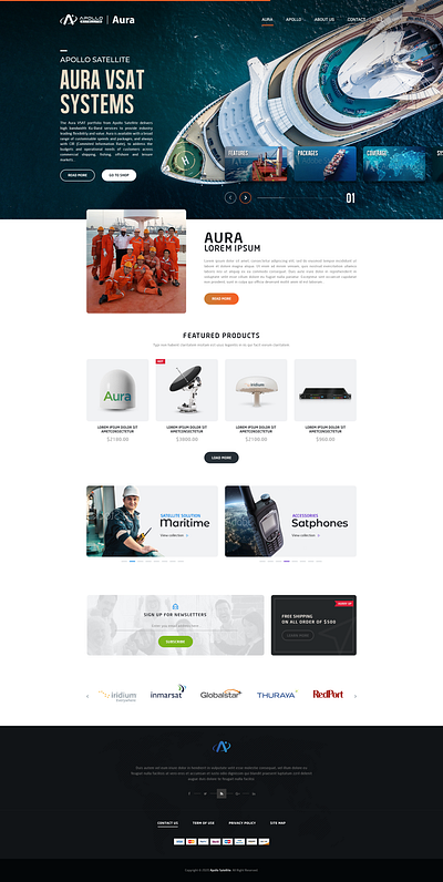 Web Design - Aura Landing Page 3d animation app app design appdesign branding design graphic graphic design graphicdesign illustration logo logo design logodesign motion graphics ui web web design webdesign