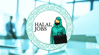 Logo Design | Halal Jobs adobe illlustrator adobe photoshop branding graphic design logo mascot