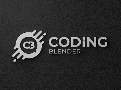 Coding Blender Logo Design | Startup Logo Design | Logo abstract branding graphic design icon logo logo design logomark minimal mockups startup logo tech logo typography versatile wordmark