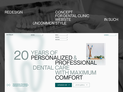 Dental clinic website design concept clinic dental dentistry medical minimalism webdesign website for clinic wowdesign