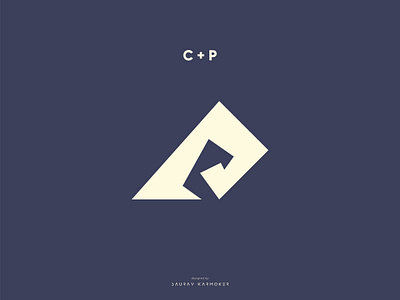 C + P logo design creative logo