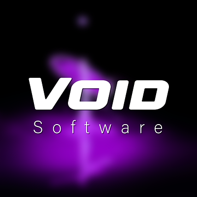 This is a logo void. 3d animation branding graphic design logo ui