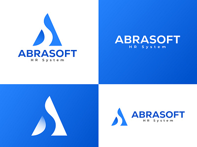Abrasoft - Logo Design - Used a logo abstract classic creative digital hr logo logo design minimal modern saas logo simple sleek soft software startup logo tech logo technology vector visual identity