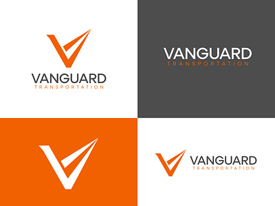 Vanguard Transportation - Logo Design business logo classic corporate identity dynamic initial logo leter logo logo design memorable minamal moder minimalist logo simple logo startup logo timeless transportation travel vanguard vector versatile visual identity wordmark