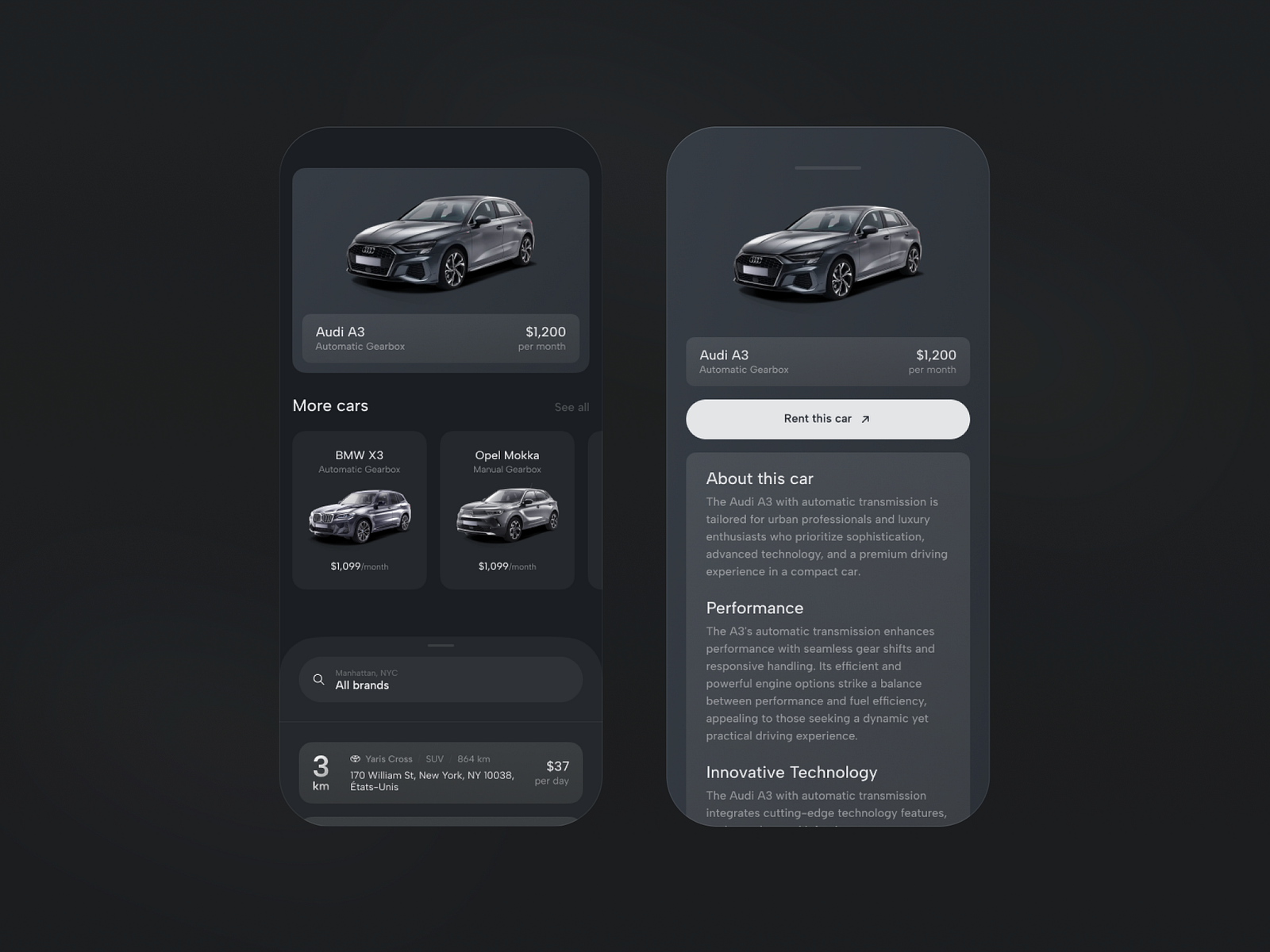 Eden Car Rental Mobile App by Andrew Mathieu for Appshine on Dribbble