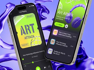 Concept Podcast App app design music podcast ui