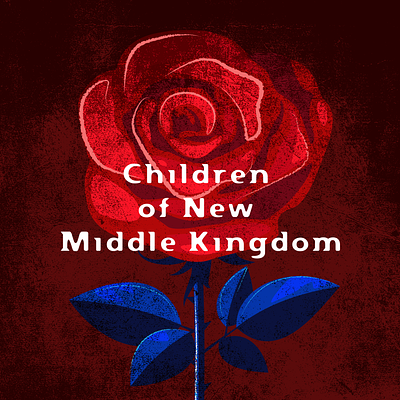 Children of the New Middle Kingdom branding design graphic graphic design illustration logo music art rose song spotify typography vector