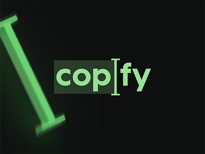 Copify Brand Identity 3d branding graphic design logo