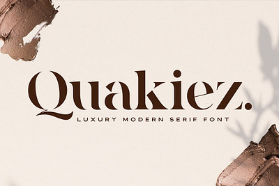 Sale! Quakiez - Luxury Modern Serif black friday black friday sale branding font corporate font display font logotype font modern font packaging font serif font stylish font website font