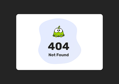 Daily UI #8: 404 Page Design graphic design ui
