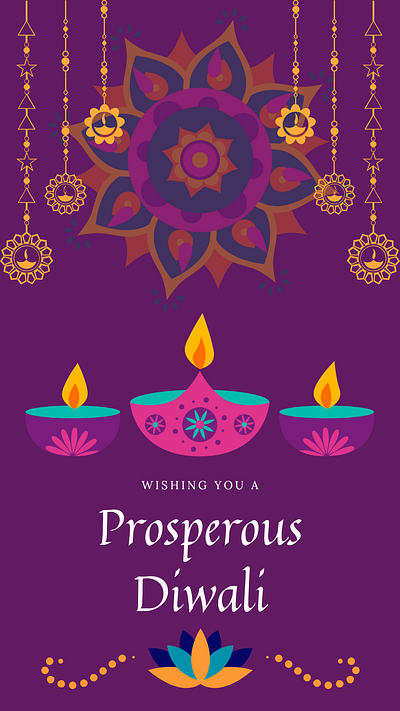 Diwali wishes graphic design