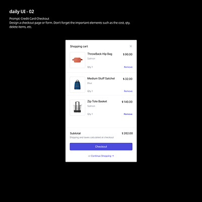 dailyUI/02 - Credit Card Checkout checkoutform dailyui design portfolio ui