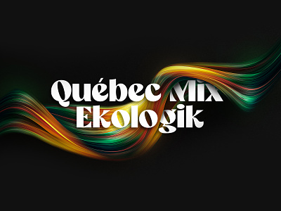 Ekologik | Visual Logo Integration art direction branding color graphic design logo logotype smoke vape shop visual wave