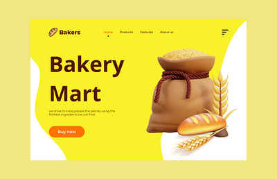 Bakers - Shopify - Product design - Web Page Design bakery landing page bakery web design bakery website branding bread landing page e commerce ecommerce ecommerce landing page design ecommerce web design ecommerce website mart online shopping online shopping website shopify shopify landing page shopify website shopping website web app design