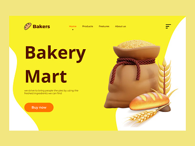 Bakers - Shopify - Product design - Web Page Design bakery landing page bakery web design bakery website branding bread landing page e commerce ecommerce ecommerce landing page design ecommerce web design ecommerce website mart online shopping online shopping website shopify shopify landing page shopify website shopping website web app design