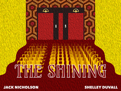 The Shining - Alt. Poster Design (V1) film filmposter halloween horrormovies kubrick movieposter movies theshining