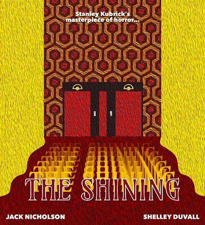 The Shining - Alt. Poster Design (V1) film filmposter halloween horrormovies kubrick movieposter movies theshining