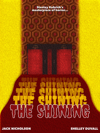 The Shining - Alt. Poster Design (V2) film filmposter halloween horrormovie kubrick movieposter movies the shining