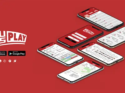 BUCS Play App app branding design graphic design illustration logo ui ux