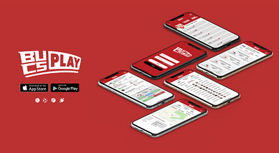 BUCS Play App app branding design graphic design illustration logo ui ux