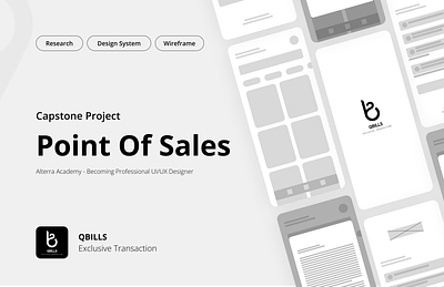 Point Of Sales - Portofolio contribution design design system grey point of sales portfolio pos progress research sales ux wireframe