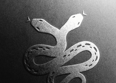 Double-Headed Serpent branding logo design logo mark reptile serpent snake snake logo two headed