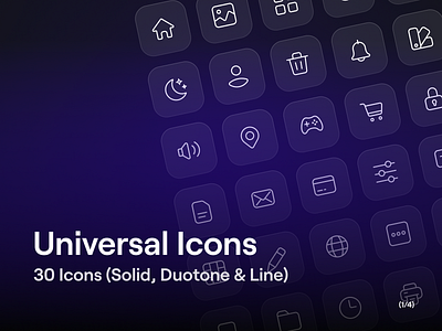 Universal Icons designconsistency