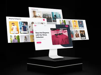 Fashion Buiyng House Website Ui Design 3d abstract animation branding corporate creative design fashion fashionui graphic design illustration logo motion graphics ui uidesign uiux