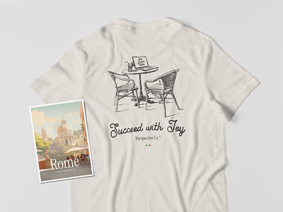 Rome Offsite Q4 23 merch midjourney offsite perspective remote retreat rome shirt startup
