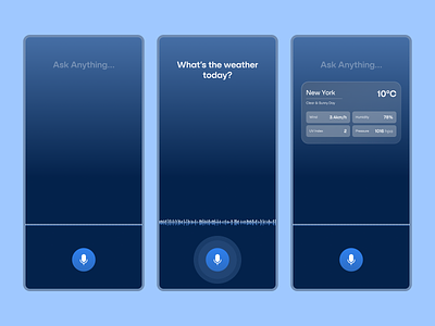 Voice Search - Concept app design latest product trend ui ux voicesearch