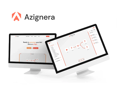 Azignera app branding design graphic design logo ui ux