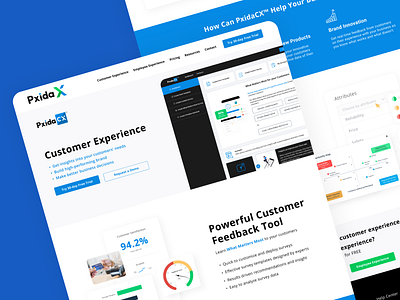 B2B SaaS Website Landing Page b2b branding cx landing page layout saas ui ux web design website