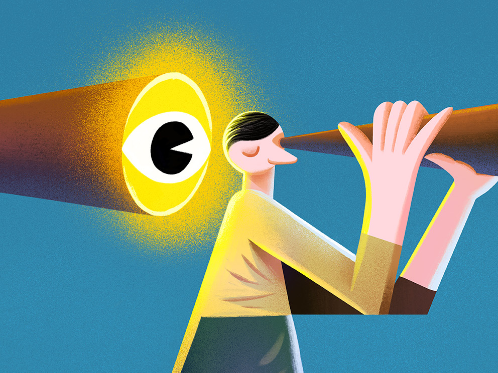 Seeing the future by Marcin Czaja on Dribbble