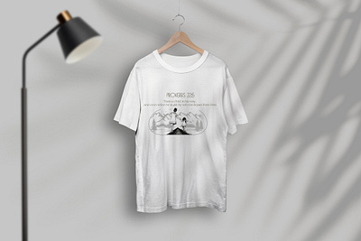 T-Shirt Design bible branding design garments graphic design illustration print proverbs t shirt