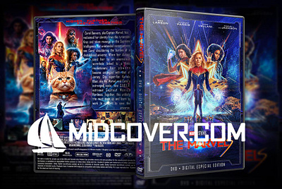 The Marvels (2023) DVD Cover design dvd dvdcover dvdcustomcover photoshop