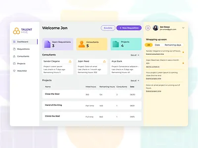 Talent Hive: platform design and dashboard app dashboard design system interface platform ui ux web