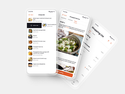 Cooklang - Recipe management and markup language app design android app app cooking app mobile app recipe app ui ux