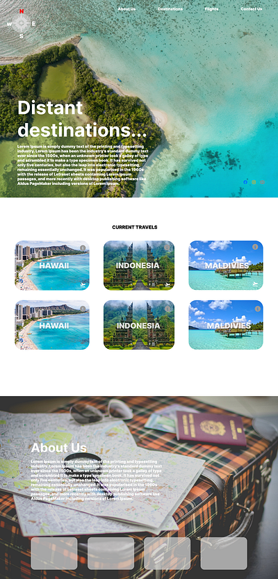 Travel website concept (Figma) figma graphic design travel web design website