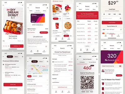 Tim Hortons App - Improvement Idea 2023 trend 2024 apps 2024 trend app design best of 2023 branding coffee app donut dribbble best shot mobile app surja sen das raj tim tim hortons timhortons