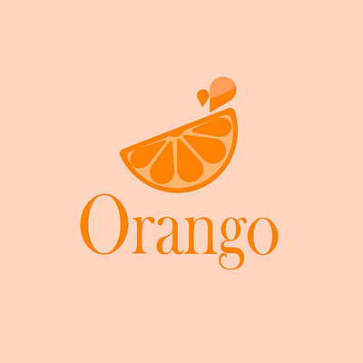 Orange Logo. 3d animation branding design graphic design illustration logo motion graphics typography ui ux vector