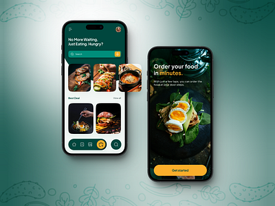 Restaurant App UI Design app branding burger food graphic design logo ramen restaurent ui ux
